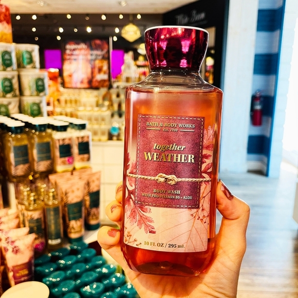 NEW Bath & Body Works Together Weather Body Wash Shower Discontinued Scent Cozy - Picture 4 of 4